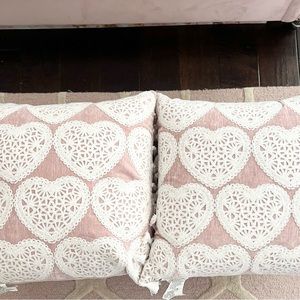 Velour pillow set